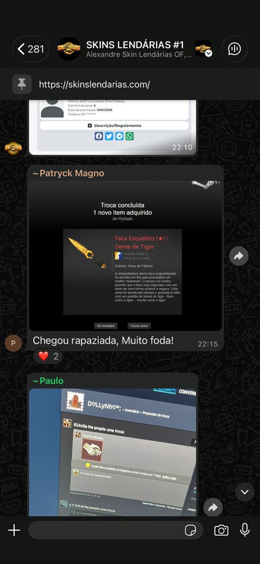 Print de ganhador 3