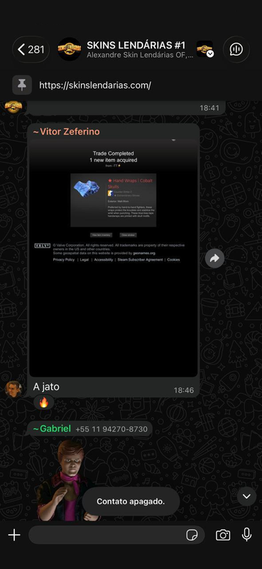 Print de ganhador 5