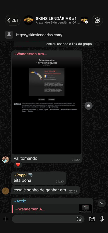 Print de ganhador 6